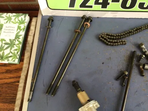1996 Yamaha Serow XT225 OEM Top End Bolts studs timing chain guides tensioner
