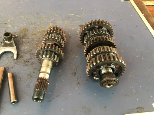 2007 2004-2007 Honda CRF250R Transmission Gearbox Both Shafts Gears Shift Drum