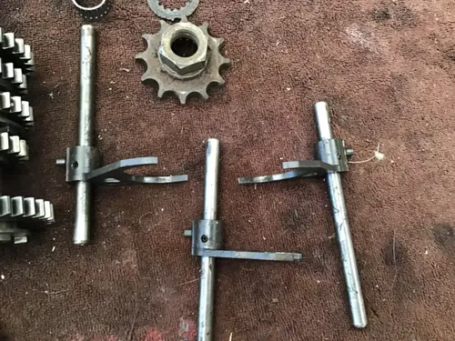 1974 Penton KTM Hare Scrambler 250 transmission gears shift forks tranny