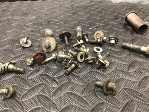 ✅  1997 - 2001 Kawasaki OEM KX 125 misc chassis hardware bolts spacer misc