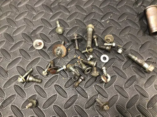 ✅  1997 - 2001 Kawasaki OEM KX 125 misc chassis hardware bolts spacer misc