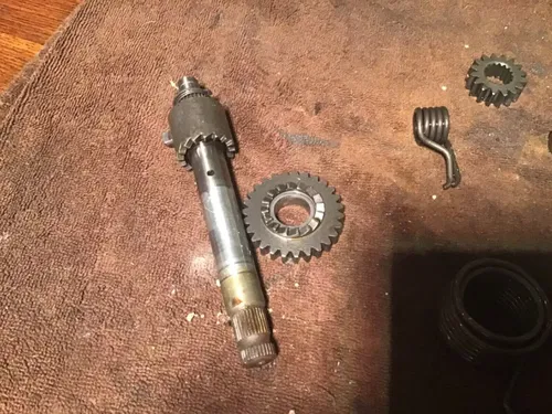 1999 Honda XR100 XR100R oil pump kicker gear kick start hardware misc engine bol