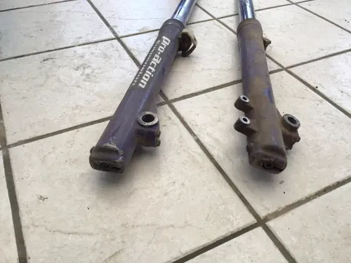 95 KTM 250 300 EXC MXC SX OEM FRONT FORKS RIGHT LEFT FORK TUBES TREES 250SX