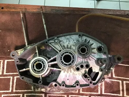 1974 Penton KTM Hare Scrambler 250 left side crank case crankcase
