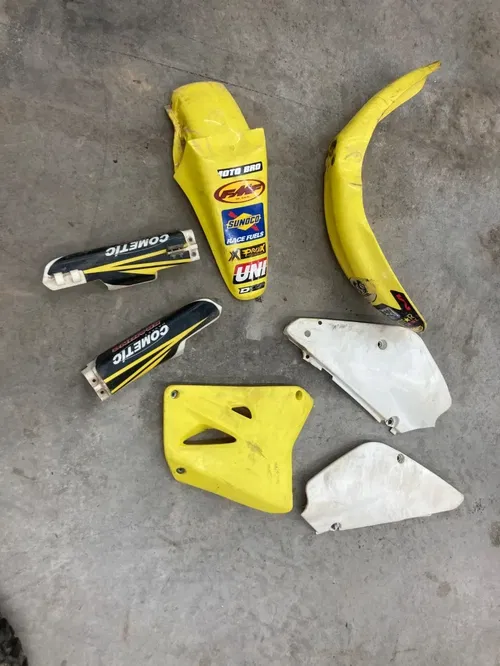 Plastic Kit Set  Yellow White Replacement  RM85 2002-2022