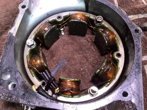 STATOR CRANKCASE ENGINE SIDE COVER 1971 HONDA CL450 SCRAMBLER CL 450