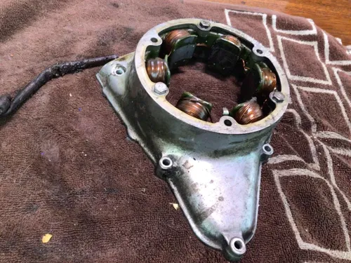 STATOR CRANKCASE ENGINE SIDE COVER 1971 HONDA CL450 SCRAMBLER CL 450