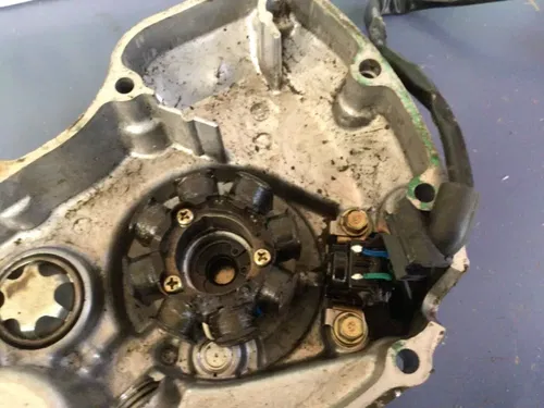 2005 05 Honda CRF450R crf450 OEM GOOD! Stator Cover Case flywheel stator