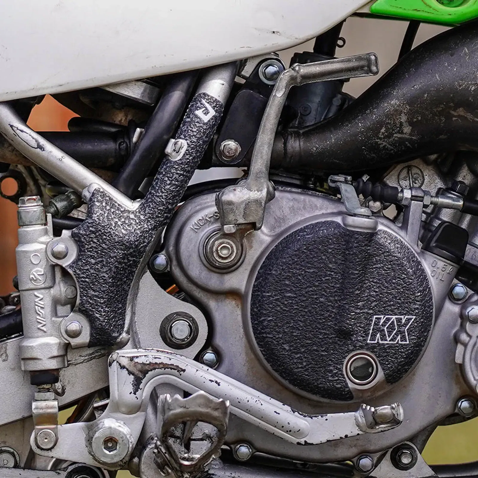パーツ Kawasaki KX65 AS3 FACTORY FOOT PEGS GREEN | KAWASAKI KX 65 00-24 KX 85 100