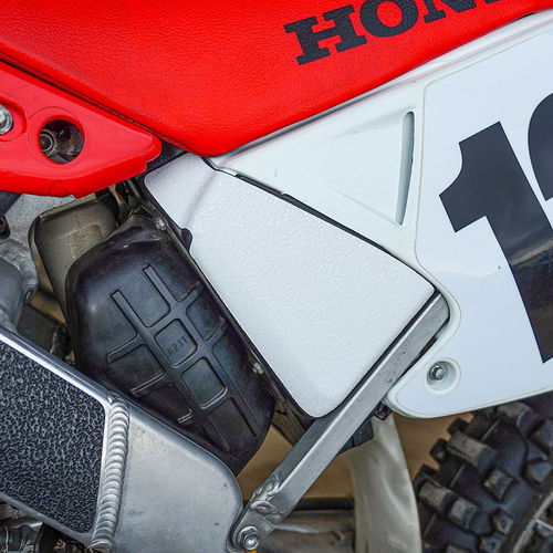 White Air Box Guards 2000-2001 Honda CR125 Airbox Grip Tape Decal CR 125 125R