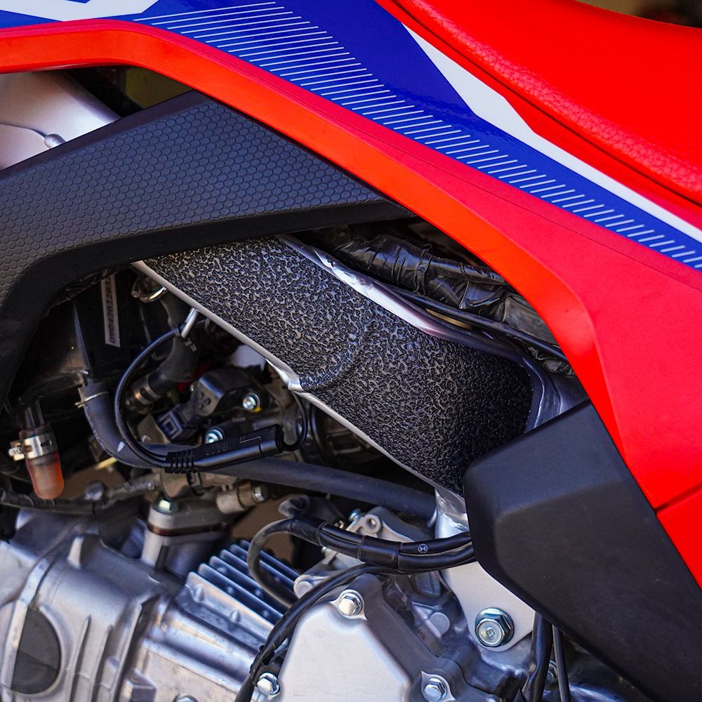 Black Frame Guards 2019-2025 Honda CRF110 Grip Tape Protectors CRF110F CRF 110