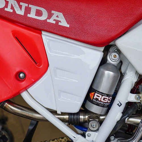 White Air Box Guards 1995-1996 Honda CR250 Gloss Airbox Graphic Decal CR 250