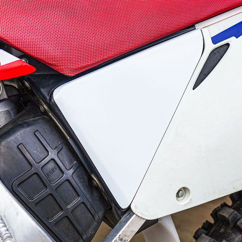 White Air Box Guards 2002-2007 Honda CR250 Gloss Airbox Graphic Decal CR 250