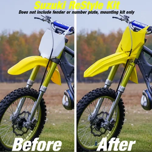 2001-2008 Suzuki RM250 Front End ReStyle Kit (2018-2023 Style) Re Style RM 250