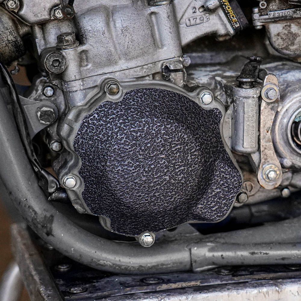Black Ignition Guard 1990-2004 Kawasaki KX250 Flywheel Engine Cover Grip KX 250