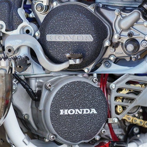 1987-2001 Honda CR250 Black Engine Cover Guard Pack Grip Tape