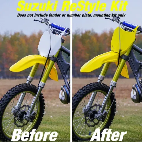 Front End ReStyle Kit 2001-2008 Suzuki RM125 (2008-2017 Style) Re Style RM 125
