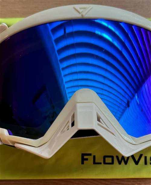 White flow vision goggles used