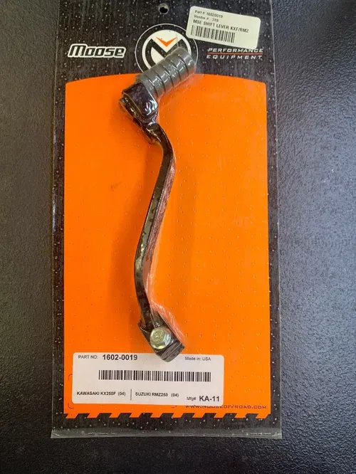 Moose folding shift lever Kawasaki KX250F ‘04-‘08 Suzuki RMZ250 ‘04-‘06