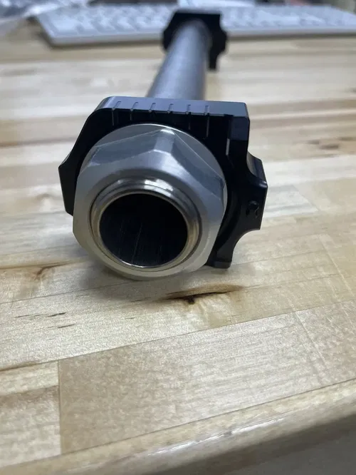 KTM 25mm Rear Axel With Works Connection Elite Block Kit