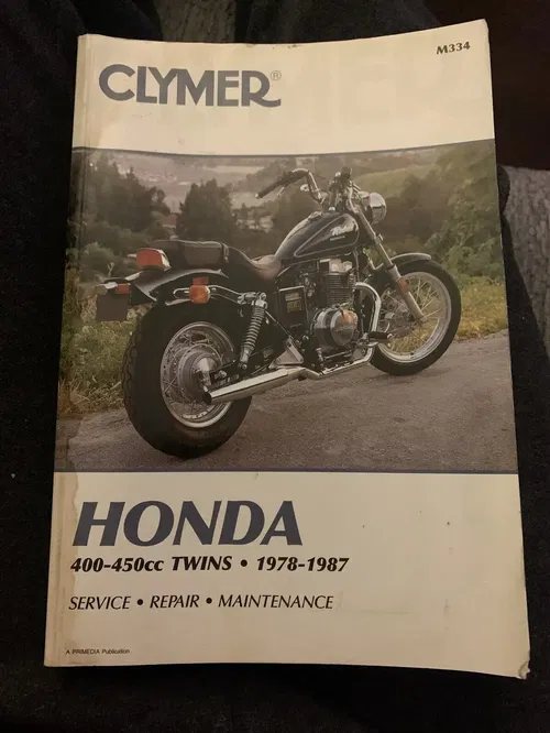 Clymer Service Repair Maintenance Honda 400-450cc Twins ‘78-‘87 M334