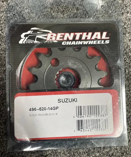 Renthal Suzuki Front Sprocket 14 Tooth 496-520-14GP