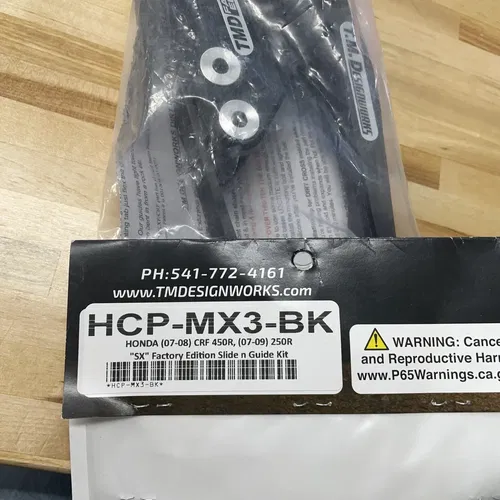 TM Designworks factory adition Chain slide n guide kit Honda HCP-MX3-BK