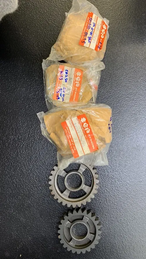 RM250 ‘89–95 Used Transmission Gears From The Driven Shaft