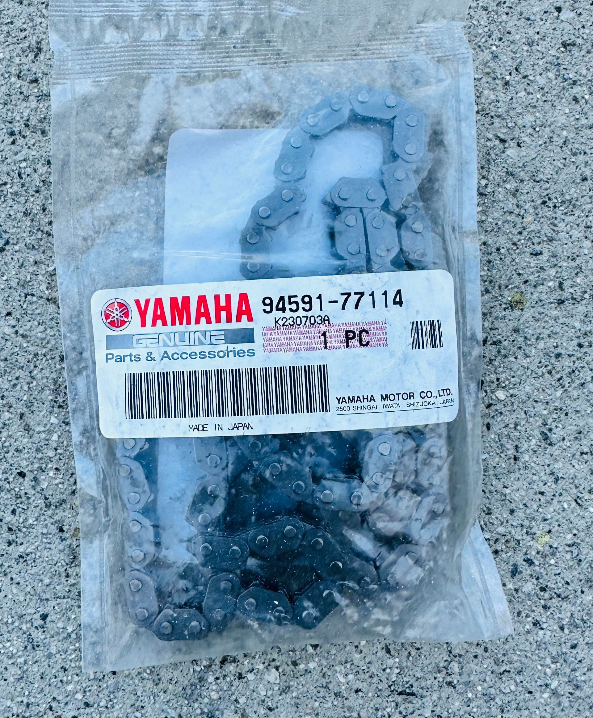 チャミです Yamaha OEM Parts CAM CHAIN Yamaha YZ250F 18-23 94591-77114-00