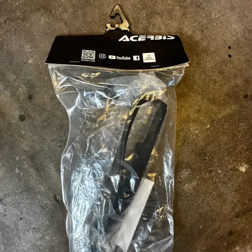Acerbis Swing Arm Rub Plate (Black) for 09-18 Yamaha YZ250F