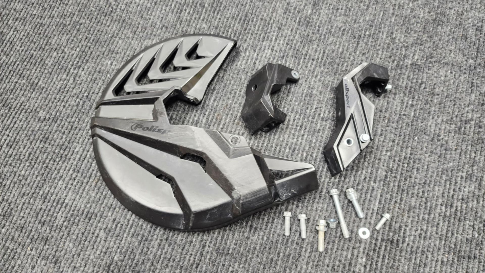 Polisport Front Disc Guard And Fork Shoe Guards 