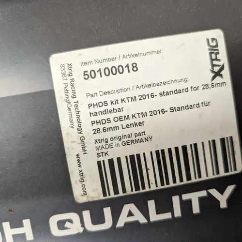 Xtrig KTM Phds Bar mounts