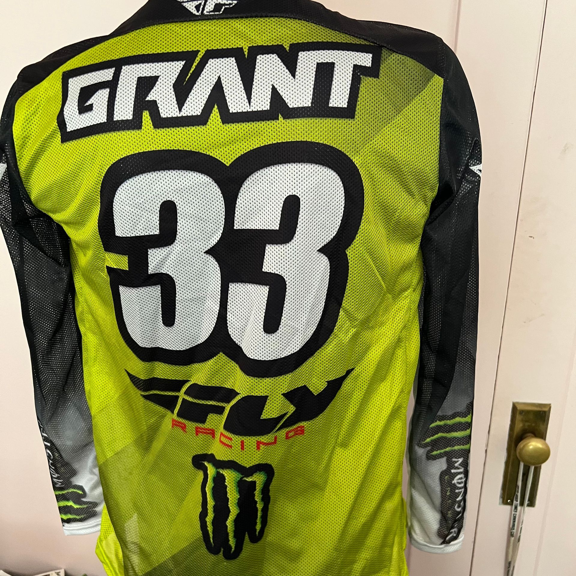 Josh Grant Motocross Jersey 33 Yellow Black