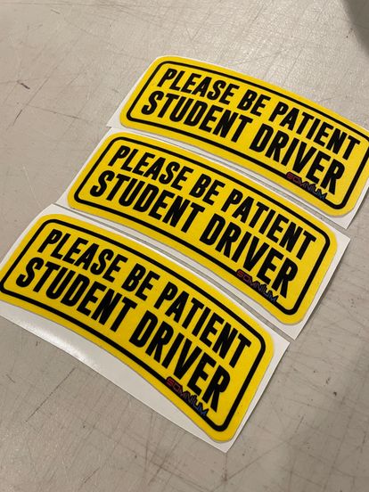 Student Driver Butt Patch 