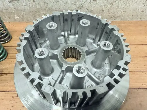 2007 04-09 CRF250R OEM Complete Clutch Basket Hub Center Pressure Plate Actuator
