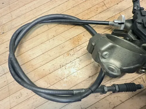 05 06 Kawasaki Ninja 636 ZX6R Left Clip On Handlebar Clutch Cable Perch Switch