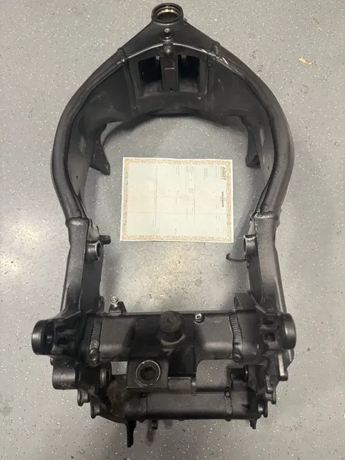 05 06 2006 KAWASAKI NINJA ZX6R ZX6 636 MAIN FRAME CHASSIS STRAIGHT CLN CLR EZREG