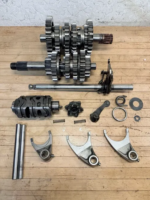 13-16 KTM RC 390 DUKE ENGINE TRANSMISSION TRANNY GEARS SHAFT SHIFT FORKS DRUM