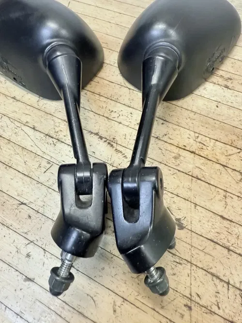 05-06 KAWASAKI NINJA ZX6R ZX636C OEM REAR VIEW MIRROR SET PAIR MIRRORS