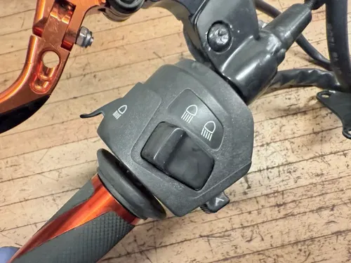 2016 13-16 KTM RC390 Duke 390 Left Clip On Handler Bar Light Switch Perch Nice!