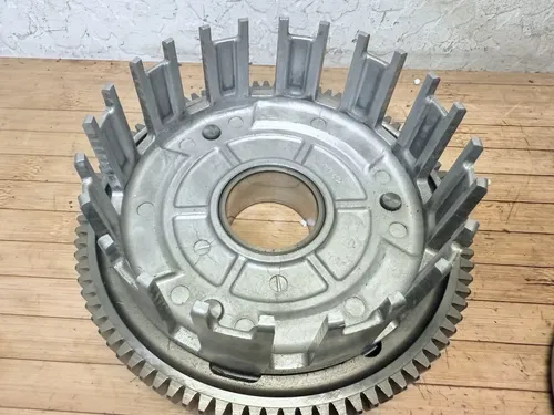 2004 03-04 KAWASAKI NINJA ZX6R ZX 636 OEM CLUTCH HOUSING INNER OUTER BASKETS HUB