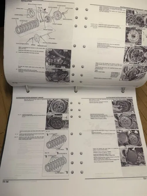 Honda 2004-2009 CRF250R Service Owners Manual 2007 Competition Handbook