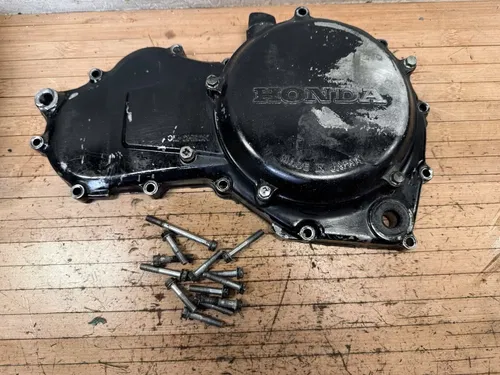 83-84 1984 HONDA ATC250R ENGINE OEM CASE LEFT SIDE INNER OUTER CLUTCH COVER