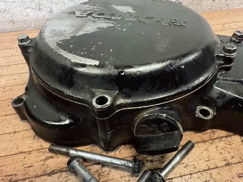 83-84 1984 HONDA ATC250R ENGINE OEM CASE LEFT SIDE INNER OUTER CLUTCH COVER