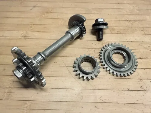 04-07 2007 HONDA CRF250R OEM TIMING CRANKSHAFT COUNTER BALANCE SHAFT BALANCER