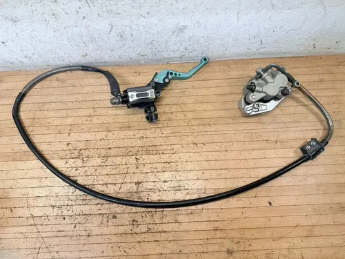 1999 99-01 KX250 KX 125 250 Front Brake Caliper Bracket Master Cylinder Hose