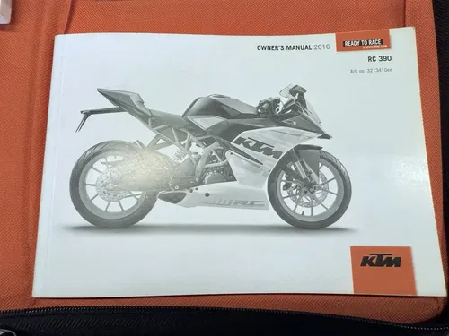 2016 KTM RC 390 RC390 Complete Owners Manual Repair Parts Book CD Case Set