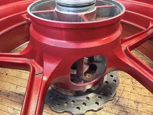 05-06 KAWASAKI NINJA ZX6R ZX636C REAR OEM WHEEL BACK RIM STRAIGHT