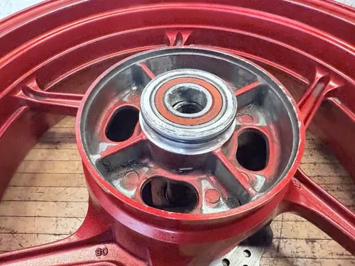 05-06 KAWASAKI NINJA ZX6R ZX636C REAR OEM WHEEL BACK RIM STRAIGHT
