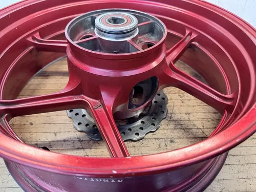 05-06 KAWASAKI NINJA ZX6R ZX636C REAR OEM WHEEL BACK RIM STRAIGHT